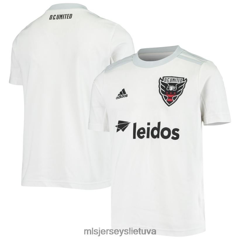 džersis d.c. „United Adidas white 2020“ išvykos ​​komandos marškinėliai vaikai MLS Jerseys 2LHJZF386
