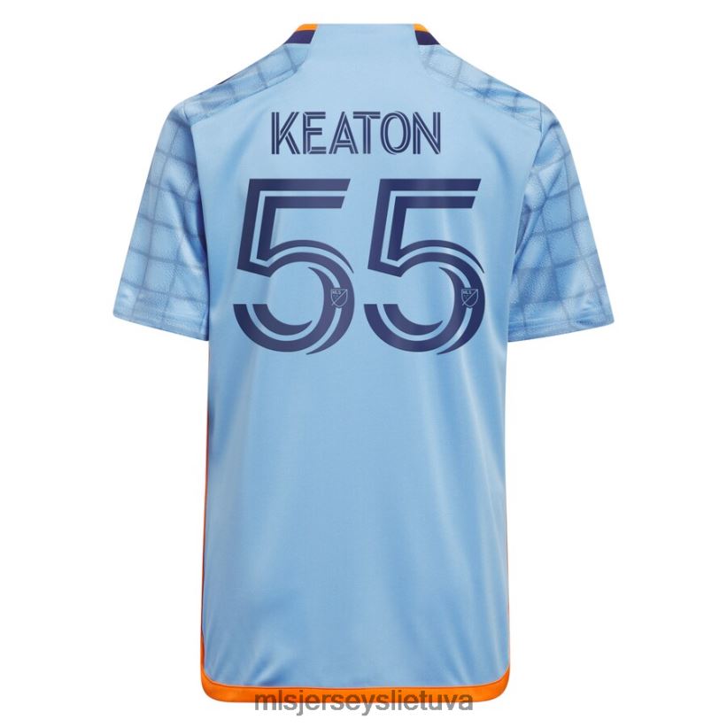 džersis New York City fc keaton parks adidas šviesiai mėlyna 2023 m. interboro rinkinio replikos megztinis vaikai MLS Jerseys 2LHJZF1000